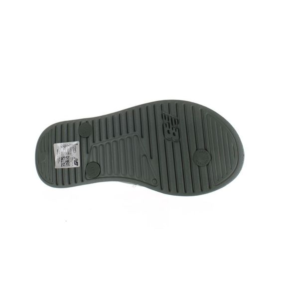 New Balance Mens Sut24f1 Olive/White Flip Flops Size 5 Narrow (C, B) - Picture 4 of 4